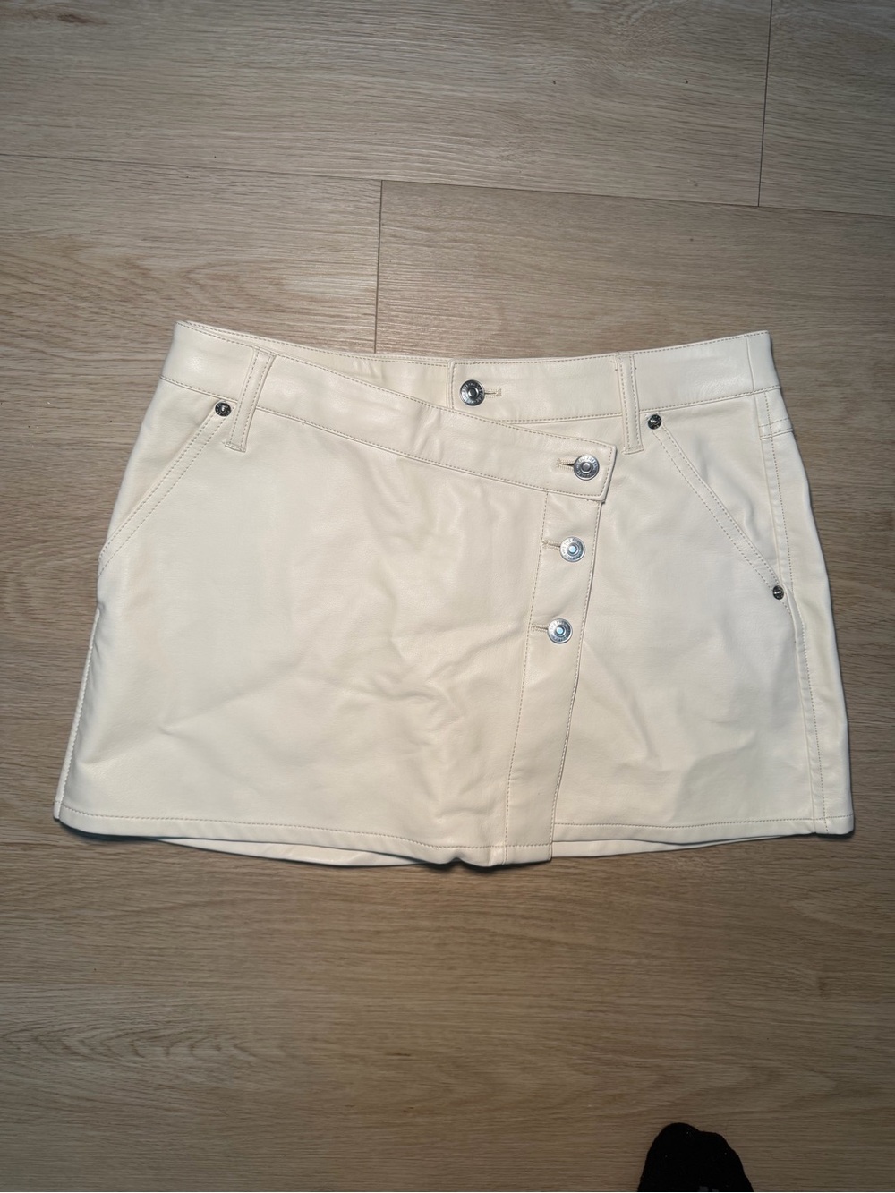 Free people Button-Front Mini Skirt